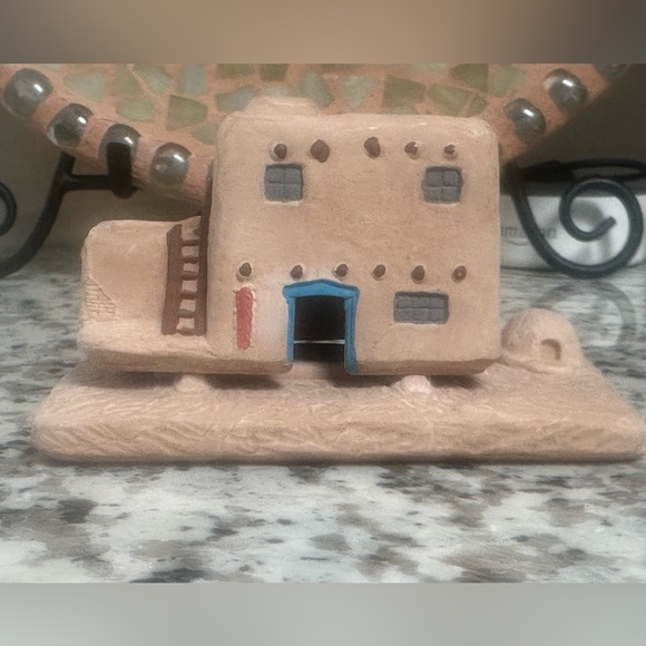 Pueblo Clay Incense and Base Enesco “ Inceinso De Santa Fe” - Picture 4 of 7